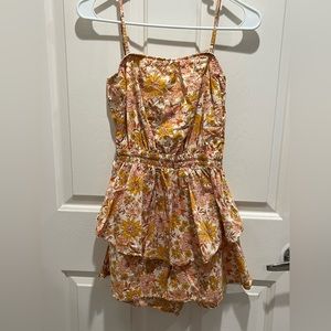 American Eagle floral rhomper